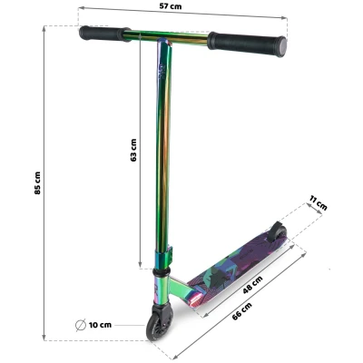 SOKE 1646 EVO Street Neochrome Freestyle kolobežka