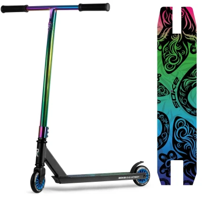 SOKE 1647 Freestyle kolobežka EVO Street Black Rainbow