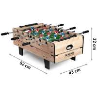 Hrací stôl Neo-Sport NS-800 4 v 1, 80 × 43 × 30 cm, drevený