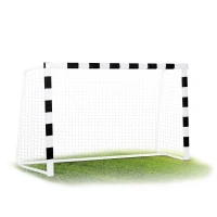 Neo-Sport NS-465 Fotbalová branka 300 x 200 x 90 cm, černo-bílá