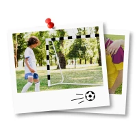 Neo-Sport NS-465 Fotbalová branka 300 x 200 x 90 cm, černo-bílá
