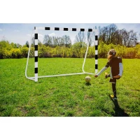 Neo-Sport NS-465 Fotbalová branka 300 x 200 x 90 cm, černo-bílá