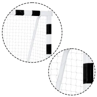 Neo-Sport NS-465 Fotbalová branka 300 x 200 x 90 cm, černo-bílá