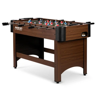 Neo-Sport NS-804 Stolný futbalový stôl, 118×61×79 cm, tmavohnedý