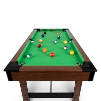Neo-Sport NS-807 Biliardový stůl, 122 × 61 × 76 cm, tmavě hnědý