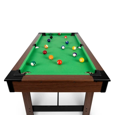 Neo-Sport NS-807 Biliardový stůl, 122 × 61 × 76 cm, tmavě hnědý