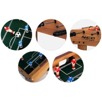 Neo-Sport NS-802 Stolný futbalový stôl, 70×37×62 cm, drevený 