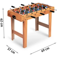 Neo-Sport NS-802 Stolný futbalový stôl, 70×37×62 cm, drevený 