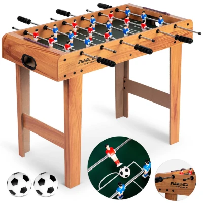 Neo-Sport NS-802 Stolný futbalový stôl, 70×37×62 cm, drevený 