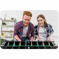 Neo-Sport NS-803 Stolný futbalový stôl, 120 × 60 × 80 cm, čierny