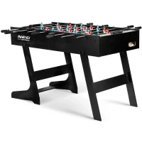 Neo-Sport NS-803 Stolný futbalový stôl, 120 × 60 × 80 cm, čierny