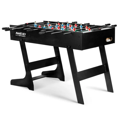 Neo-Sport NS-803 Stolný futbalový stôl, 120 × 60 × 80 cm, čierny