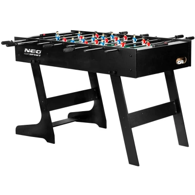 Neo-Sport NS-803 Stolný futbalový stôl, 120 × 60 × 80 cm, čierny