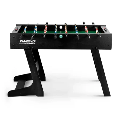 Neo-Sport NS-803 Stolný futbalový stôl, 120 × 60 × 80 cm, čierny