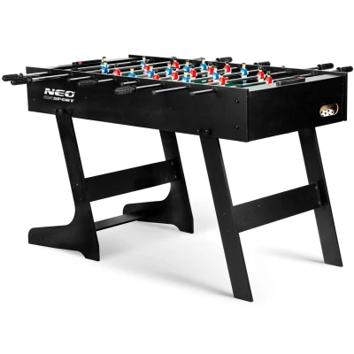 Neo-Sport NS-803 Stolný futbalový stôl, 120 × 60 × 80 cm, čierny