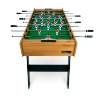 Neo-Sport NS-803 Stůl na stolní fotbálek 120 × 60 × 80 cm, hnědý
