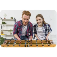 Neo-Sport NS-803 Stůl na stolní fotbálek 120 × 60 × 80 cm, hnědý