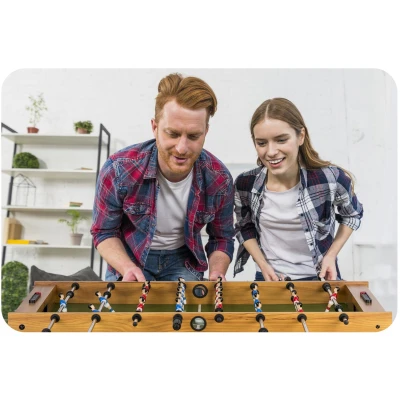 Neo-Sport NS-803 Stůl na stolní fotbálek 120 × 60 × 80 cm, hnědý