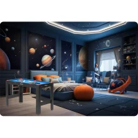 Neo-Sport NS-810 Stůl na hry 5 v 1, 92 × 46 × 73 cm, černý