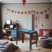 Neo-Sport NS-810 Stůl na hry 5 v 1, 92 × 46 × 73 cm, černý