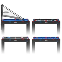 Neo-Sport NS-810 Stůl na hry 5 v 1, 92 × 46 × 73 cm, černý