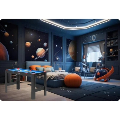 Neo-Sport NS-810 Stůl na hry 5 v 1, 92 × 46 × 73 cm, černý