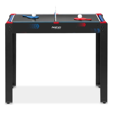 Neo-Sport NS-810 Stůl na hry 5 v 1, 92 × 46 × 73 cm, černý