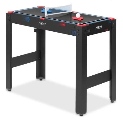 Neo-Sport NS-810 Stůl na hry 5 v 1, 92 × 46 × 73 cm, černý