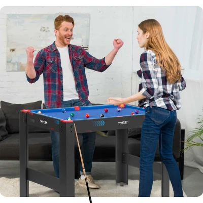 Neo-Sport NS-810 Stůl na hry 5 v 1, 92 × 46 × 73 cm, černý