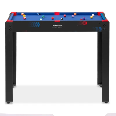 Neo-Sport NS-810 Stůl na hry 5 v 1, 92 × 46 × 73 cm, černý