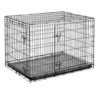 Pethaus PH-202 Kovová kennelová klec pro psy s pelíškem 107 × 71 × 77 cm 