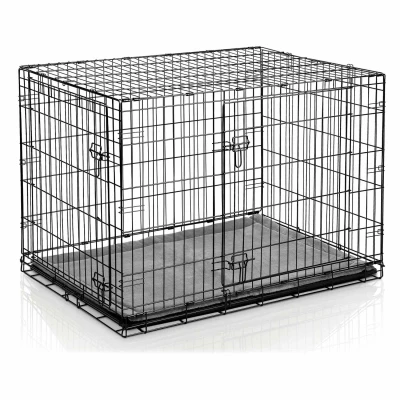 Pethaus PH-202 Kovová kennelová klec pro psy s pelíškem 107 × 71 × 77 cm 