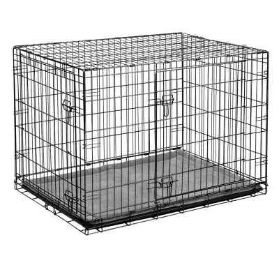 Pethaus PH-202 Kovová kennelová klec pro psy s pelíškem 107 × 71 × 77 cm 