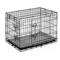 Pethaus PH-200 Kovová kennelová klec pro psa s pelíškem , 75,5 × 48 × 54 cm