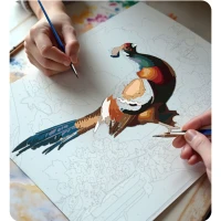 Massido 699007 Maľovanky podľa čísel 40×50 cm, Bažant