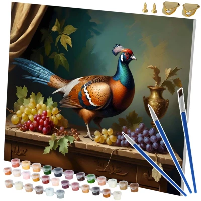 Massido 699007 Maľovanky podľa čísel 40×50 cm, Bažant