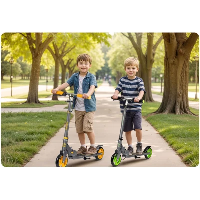 Ricokids 765603 Kolobežka Kodi, sivá-oranžová