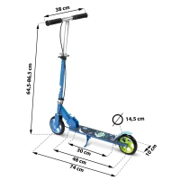 Ricokids 765600 Kodi Kosmos kolobežka, modrá