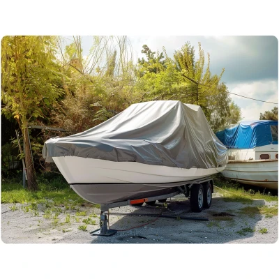 Plonos PL-500 Krycia plachta 400 x 600 cm, 120 g/m², sivá