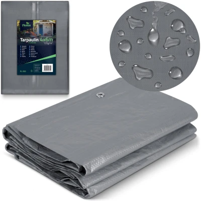 Plonos PL-500 Krycia plachta 400 x 600 cm, 120 g/m², sivá