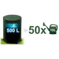 Plonos PL-521 Nádrž na dešťovou vodu 500 l, zelená