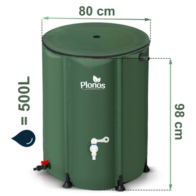 Plonos PL-521 Nádrž na dešťovou vodu 500 l, zelená