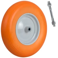 Humberg 4881 Bezdušové koleso 4,00-8 pre tragač, oranžovo-biele
