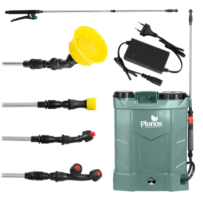 Plonos PL-602 Akumulátorový postřikovač 16 l, 12 V, 8 Ah, šedý