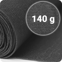 Plonos 454310 Tieniaca tkanina 1,5 × 50 m 140 g/m², 90 % + 50 spôn, sivá