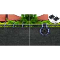 Plonos 454310 Tieniaca tkanina 1,5 × 50 m 140 g/m², 90 % + 50 spôn, sivá