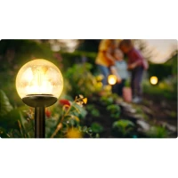 Ilumen 910310 Solárne lampy priehľadná guľa 4 ks