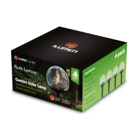 Ilumen 910310 Solárne lampy priehľadná guľa 4 ks
