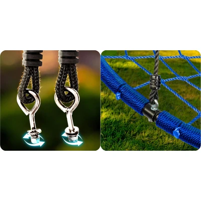 Neo-Sport 1070 Houpačka čapí hnízdo Swingo 95 cm, modro-červená