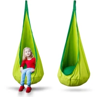 Neo-Sport 110002 Detská závesná hojdačka Cocoon, zelená